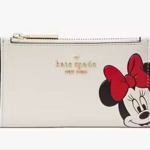Kate Spade New York X Disney Minnie Small Slim Bifold Wallet
